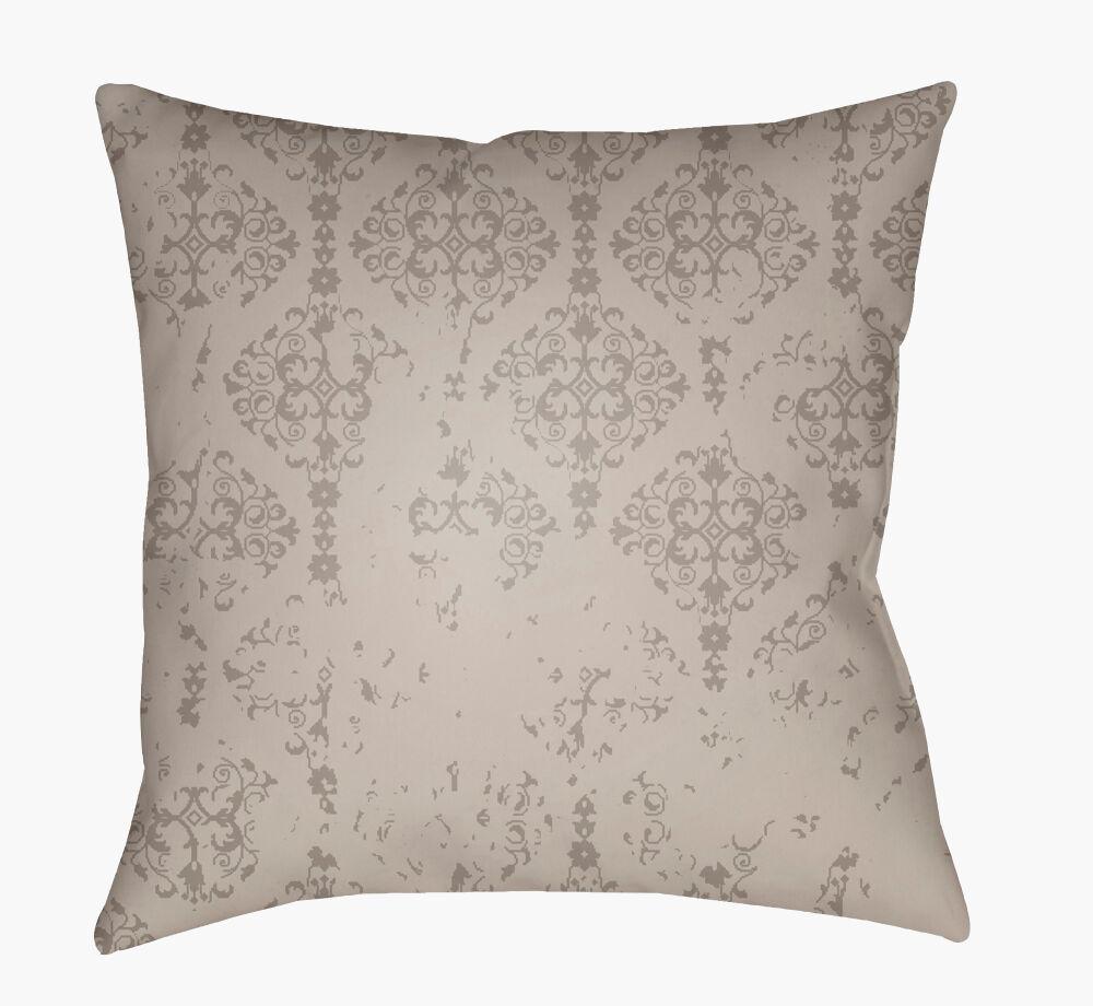 Surya Moody Damask DK-011 Dusty Sage;Taupe 18"L x 18"W Fabric
