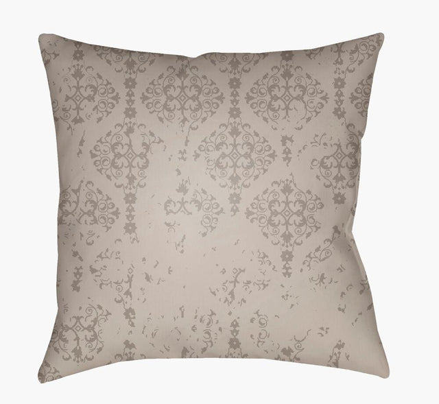 Surya Moody Damask DK-011 Dusty Sage;Taupe 18"L x 18"W Fabric