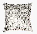 Surya Moody Damask DK-012 Dark Green;White 20"L x 20"W Fabric