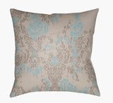 Livabliss Moody Damask DK-018 18"L x 18"W Pillow