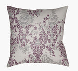 Livabliss Moody Damask DK-019 18"L x 18"W Pillow