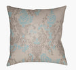 Surya Moody Damask DK-018 Aqua;Dusty Sage;Taupe 20"L x 20"W Fabric