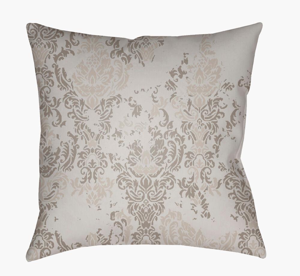 Surya Moody Damask DK-026 Dusty Sage;Light Gray 18"L x 18"W Fabric