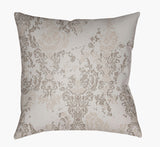 Livabliss Moody Damask DK-026 18"L x 18"W Pillow