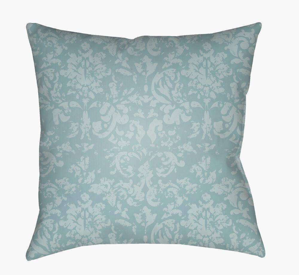 Surya Moody Damask DK-027 Ice Blue;Pale Blue 18"L x 18"W Fabric