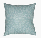 Surya Moody Damask DK-027 Ice Blue;Pale Blue 18"L x 18"W Fabric