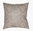 Surya Moody Damask DK-031 Light Gray;Medium Gray 22"L x 22"W Fabric