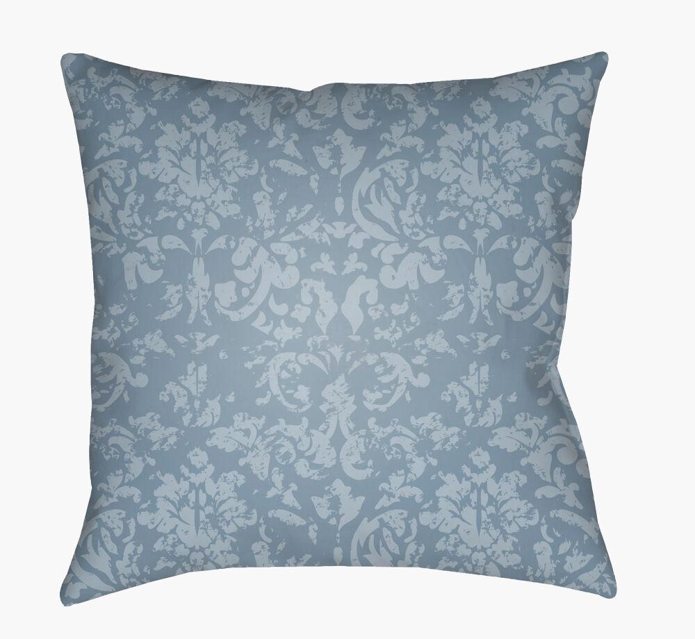Surya Moody Damask DK-034 Denim;Pale Blue 22"L x 22"W Fabric