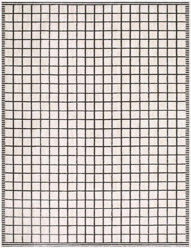 Surya Odeon EDOD-2301 Black;Cream;Ivory 6'7" x 9' Rug