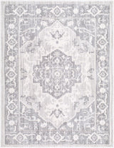 Surya Odeon EDOD-2305 Charcoal;Cream;Ivory;Light Gray;Medium Gray 6'7" x 9' Rug