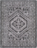 Surya Odeon EDOD-2306 Black;Charcoal;Cream;Ivory;Medium Gray 7'10" x 10' Rug