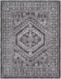 Surya Odeon EDOD-2306 Black;Charcoal;Cream;Ivory;Medium Gray 7'10" x 10' Rug