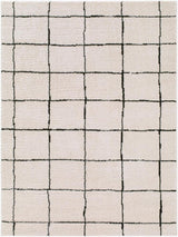 Surya Rivoli EDRV-2300 Black;Cream 5'3" x 7' Rug
