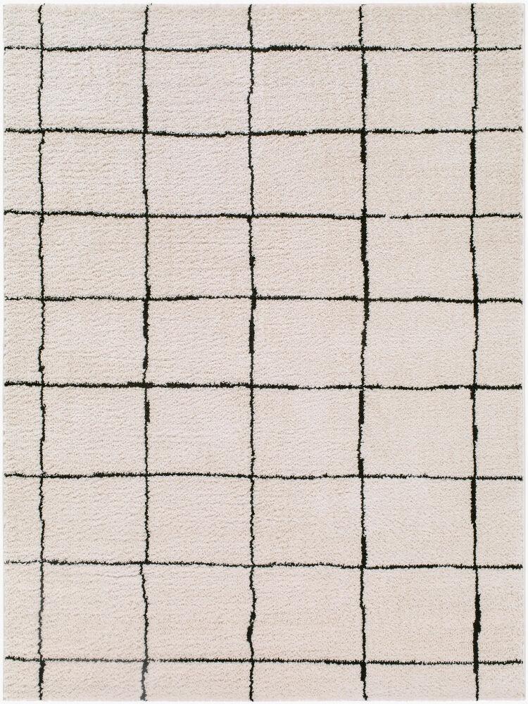 Surya Rivoli EDRV-2300 Black;Cream 7'10" x 10' Rug