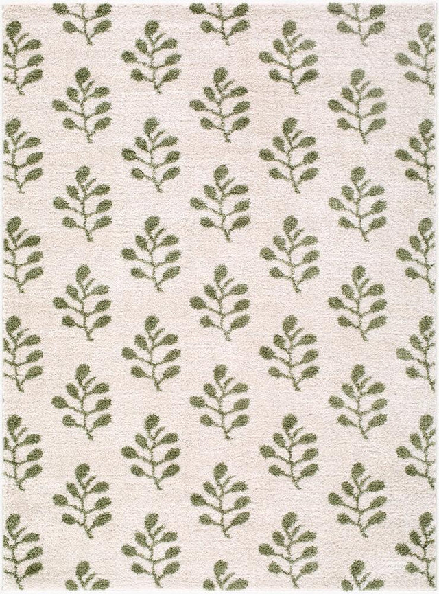 Surya Rivoli EDRV-2304 Cream;Olive 2' x 2'11" Rug