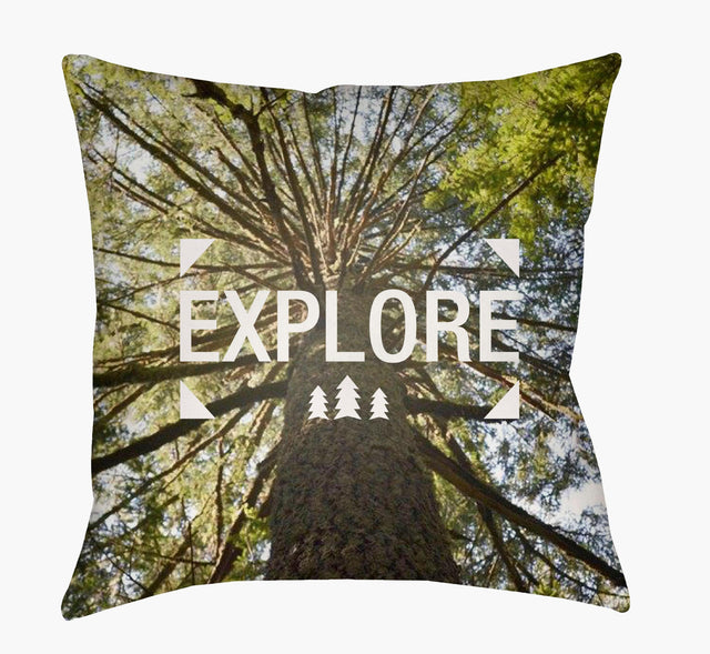 Livabliss Explore EXP-001 18"L x 18"W Pillow