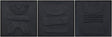 Surya Exploration EXPL-003 Black;Brown 20"H x 20"W x 2"D Wall Art