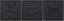 Surya Exploration EXPL-003 Black;Brown 20"H x 20"W x 2"D Wall Art