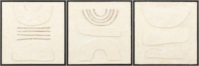 Surya Exploration EXPL-004 Brown;Cream 20"H x 20"W x 2"D Wall Art