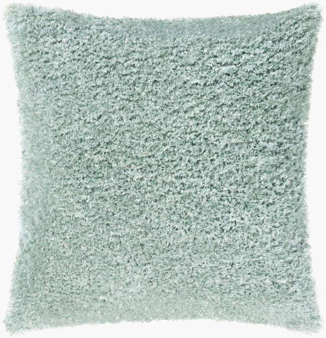 Surya Flokati FKT-011 Pale Blue 27"L x 27"W Fabric