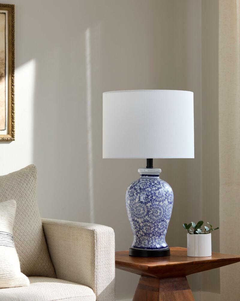 Livabliss Florezia FLZI-002 25"H x 14"W x 14"D Table Lighting