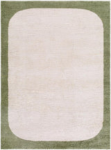 Surya Fossay Shag FSG-2344 Cream;Olive 6'7" x 9' Rug