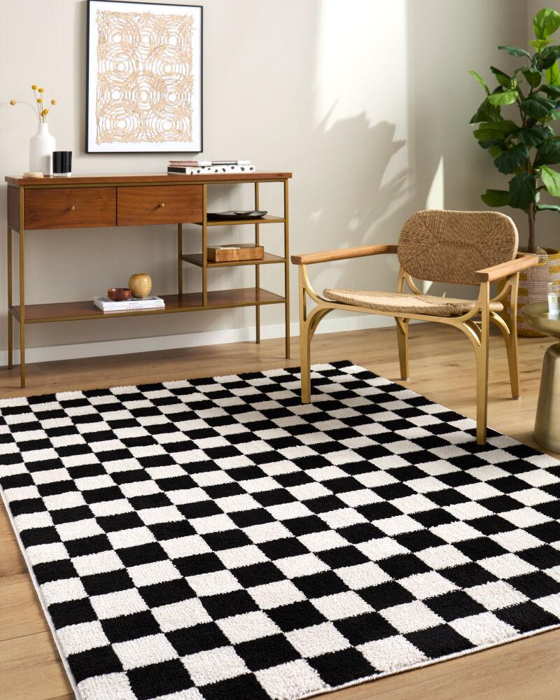 Livabliss Fossay Shag FSG-2347 5'3" x 7' Machine Woven Rug