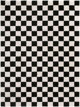 Surya Fossay Shag FSG-2347 Black;Cream 2' x 2'11" Rug