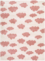 Surya Fossay Shag FSG-2349 Ivory;Rose 2'7" x 7'3" Rug