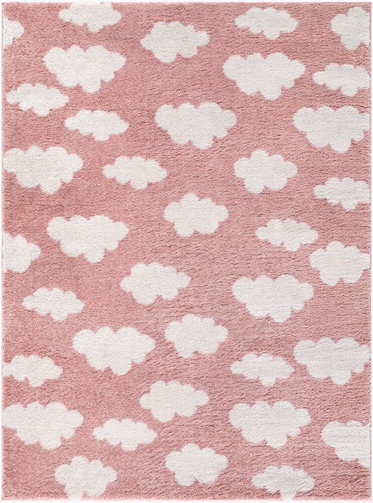 Surya Fossay Shag FSG-2350 Ivory;Rose 2' x 2'11" Rug