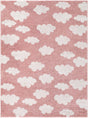 Surya Fossay Shag FSG-2350 Ivory;Rose 2'7" x 7'3" Rug
