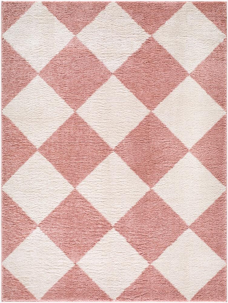 Surya Fossay Shag FSG-2355 Ivory;Rose 2'7" x 7'3" Rug