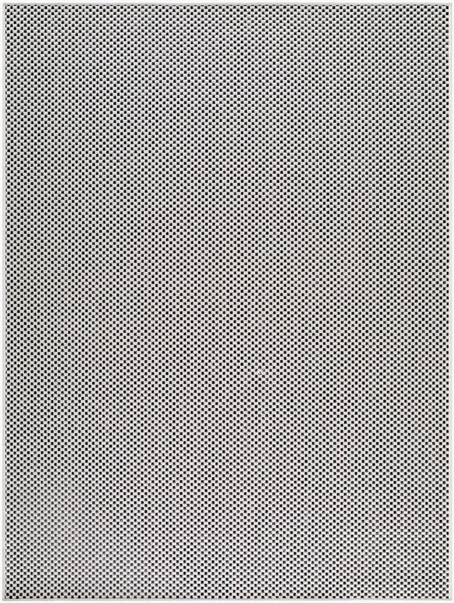 Surya Barberry GABA-2300 Black;Medium Gray;Off-White 2'7" x 7'3" Rug