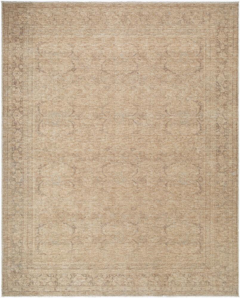 Surya Fetscher GAHU-2304 Brown;Dusty Sage;Ivory;Tan 2'7" x 9' Rug