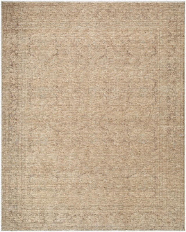 Surya Fetscher GAHU-2304 Brown;Dusty Sage;Ivory;Tan 2'7" x 9' Rug