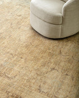 Surya Fetscher GAHU-2304 Brown;Dusty Sage;Ivory;Tan 2'7" x 9' Rug
