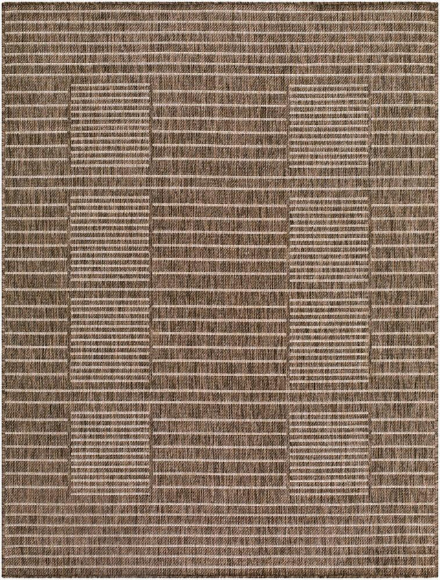 Surya Rye GARY-2301 Dark Brown;Light Gray;Tan 2' x 2'11" Rug