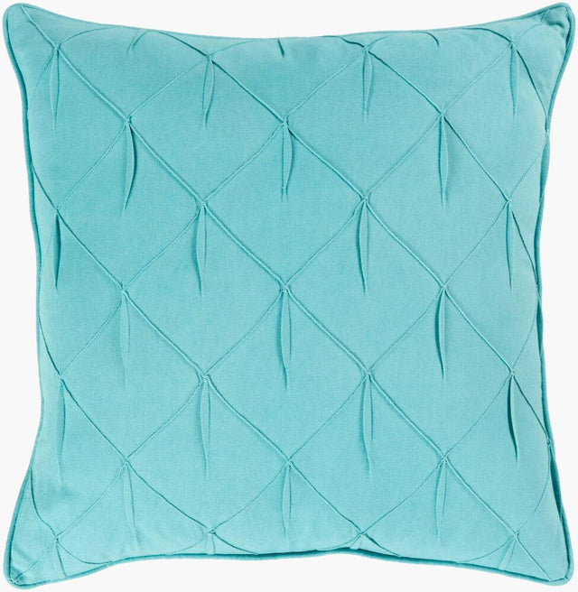 Surya Gretchen GCH-006 Aqua 18"L x 18"W Fabric