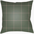 Surya Gridwork GDW-003 Dusty Pink;Olive 16"L x 16"W Fabric