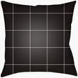 Surya Gridwork GDW-006 Black;White 16"L x 16"W Fabric