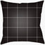 Surya Gridwork GDW-006 Black;White 16"L x 16"W Fabric