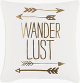 Surya Glyph GLYP-7117 18"L x 18"W Pillow