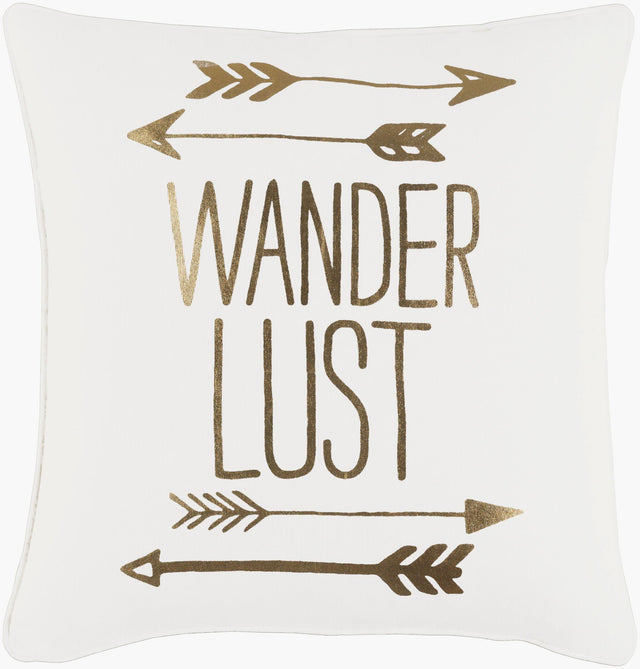 Surya Glyph GLYP-7117 18"L x 18"W Pillow