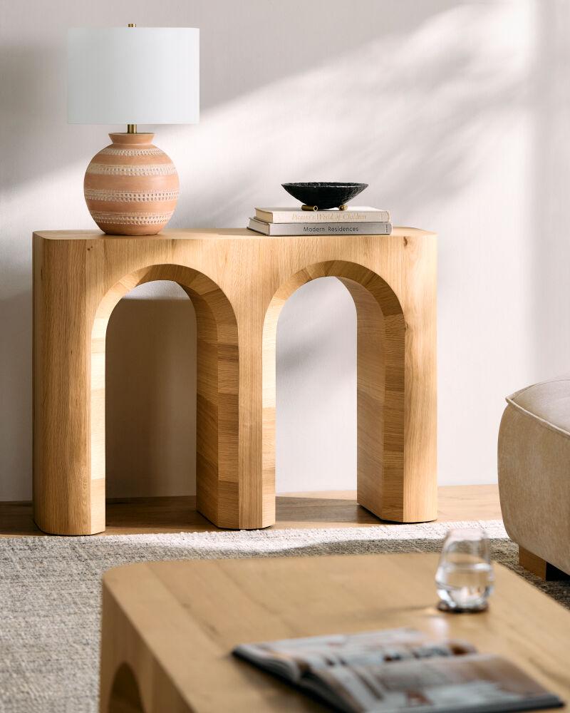 Surya Grayson GRSN-004 30"H x 42"W x 14"D Accent Table