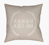 Livabliss Falalalala HDY-025 20"L x 20"W Pillow