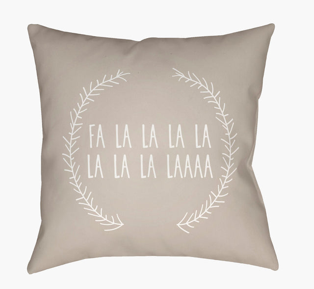 Livabliss Falalalala HDY-025 20"L x 20"W Pillow