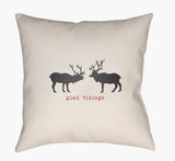 Surya Reindeer HDY-080  20"L x 20"W Fabric
