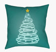 Surya Christmas Tree HDY-116  18"L x 18"W Fabric