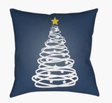 Surya Christmas Tree HDY-118  18"L x 18"W Fabric