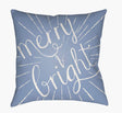 Surya Merry and Bright HDY-123  18"L x 18"W Fabric